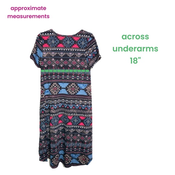 NWT LuLaRoe Small tribal print dress 0827 - Picture 2 of 9